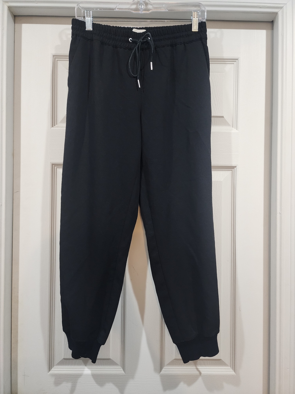Aritzia Wilfred Black Drawstring Jogger Sweatpants